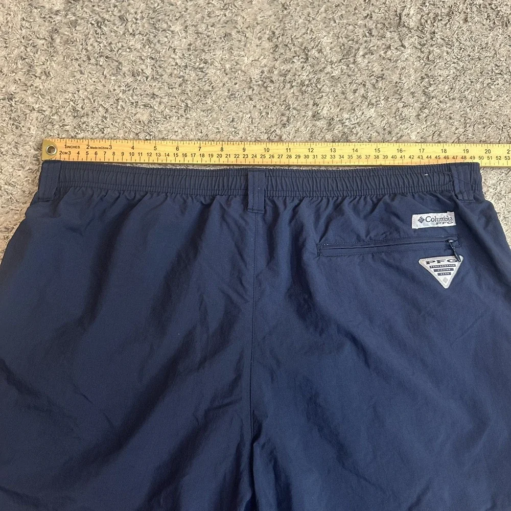 Columbia PFG Omni-Shade Men's XL Navy Blue Swim Shorts Lined Pockets
